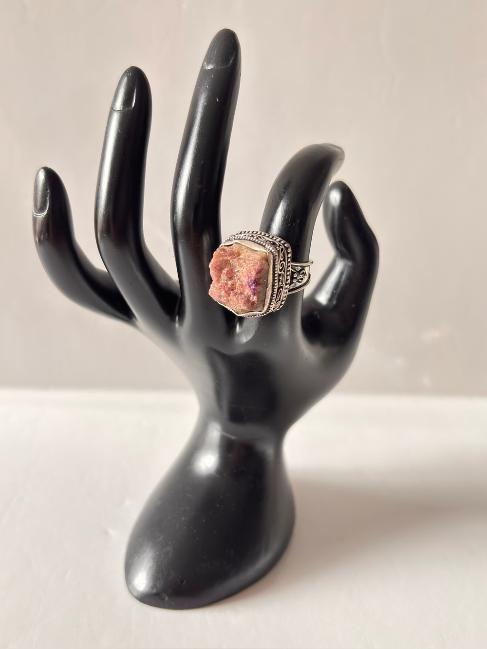 Handmade Raw Ruby Ring